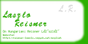 laszlo reisner business card